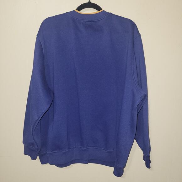 Shenanigans Womens Embroidered Flower Blue Cardigan Button Up - Picture 5 of 7